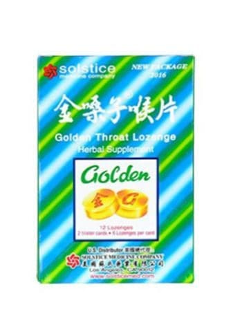 Golden Throat Lozenges (12 lozenges)