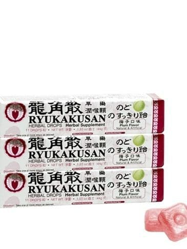 Ryukakusan Herbal Drops- Plum
