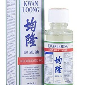 Kwan Loong Oil (2 fl oz) is a pain relieving oil.