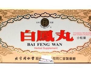 A box of BAI FENG WAN (500 PILLS).