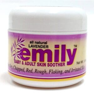 All natural BABY & ADULT SKIN SOOTHER (LAVENDER) (1.8 OZ) (EMILY SKIN).