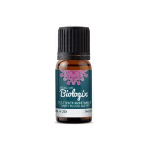 A bottle of CULTIVATE SUBSTANCE (BLENDS) (5 ML) (MERIDIAN BIOLOGIX) essential oil on a white background.