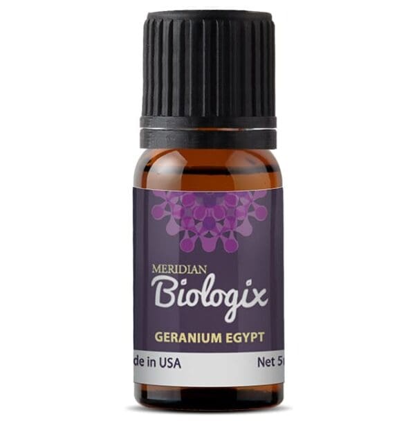 SINGLES GERANIUM EGYPT (5 ML) essential oil from MERIDIAN BIOLOGIX.