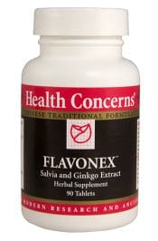 A bottle of FLAVONEX (90 CAPSULES) (HEALTH CONCERNS).
