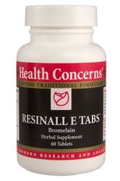 A bottle of RESINALL E TABS (60 CAPSULES) (HEALTH CONCERNS).