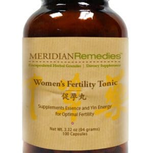 WOMENS FERTILITY TONIC (100 CAPS) (MERIDIAN REMEDIES) women's fertility tonic.