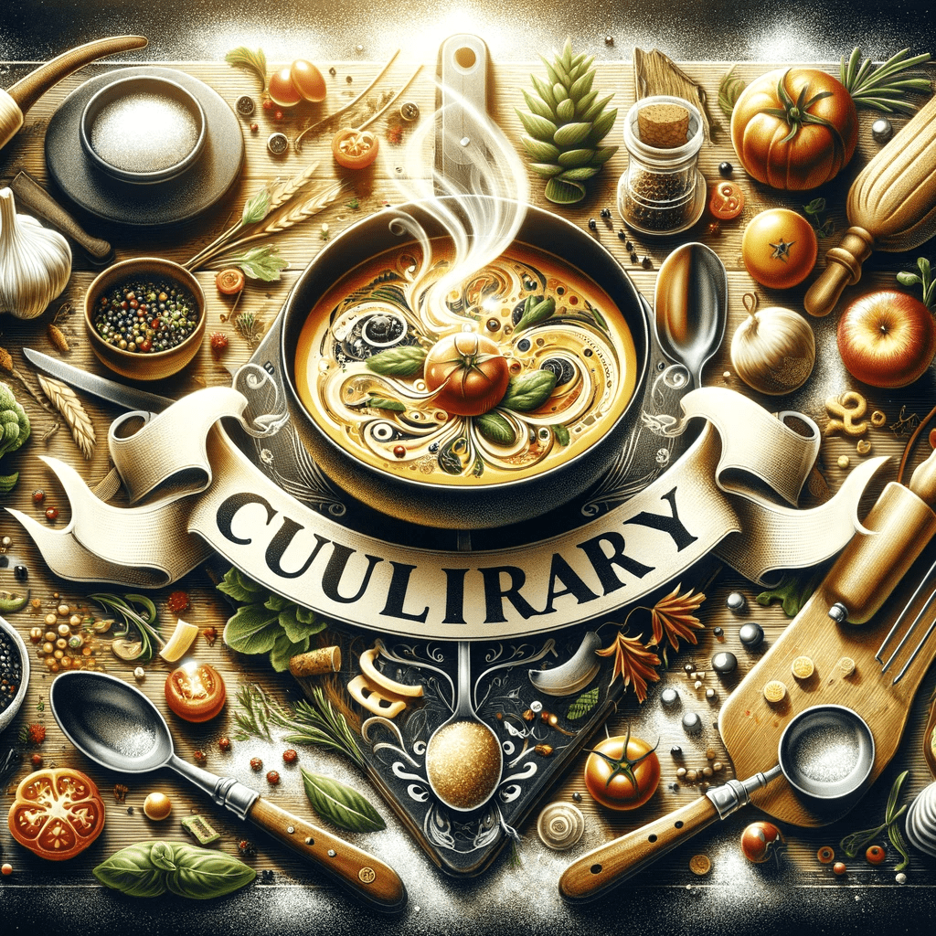 An illustration of the word culinary.