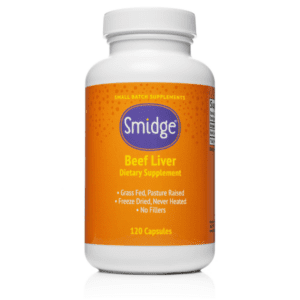 Smidge® Beef Liver Capsules - Protein & Vitamin A - Grass-fed - 120 capsules