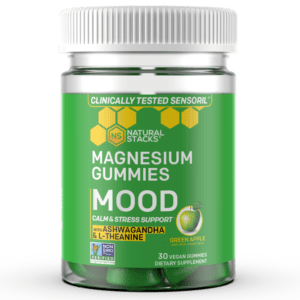 Mood Magnesium Gummies with Ashwagandha & L-Theanine, Green Apple