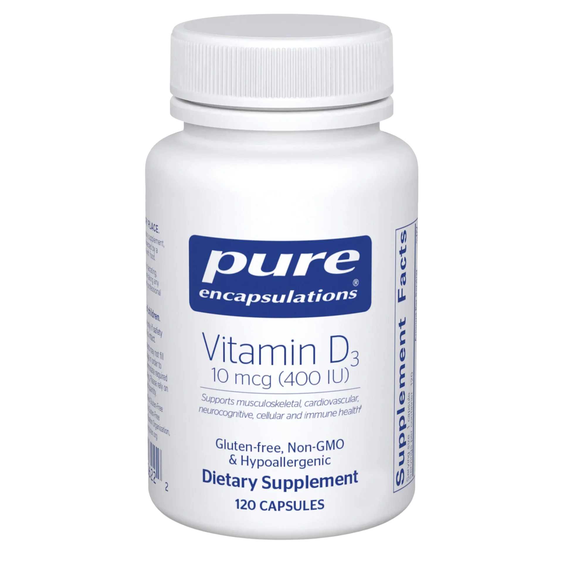 Vitamin D3 10 mcg (400 IU)