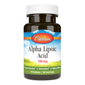 Alpha Lipoic Acid 300mg- Carlson Labs