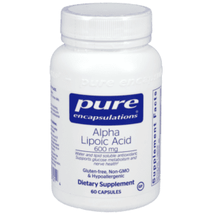 Alpha Lipoic Acid 600mg- Pure Encapsulations