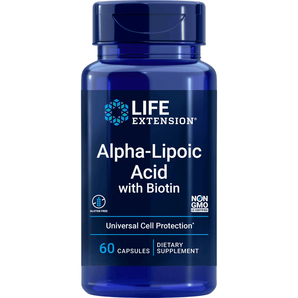 Alpha-Lipoic Acid with Biotin -Life Extension
