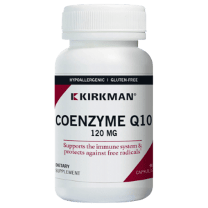 Coenzyme Q10 120 mg Capsules- Hypoallergenic- Kirkman Professional