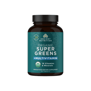 Organic SuperGreens + Multivitamin Tablets -Ancient Nutrition